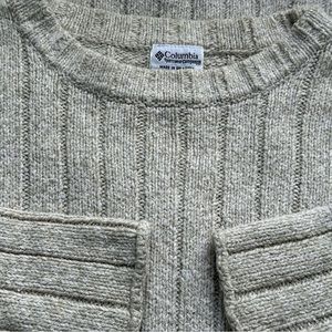 COLUMBIA sportswear sweater.  Oatmeal tan. LARGE
